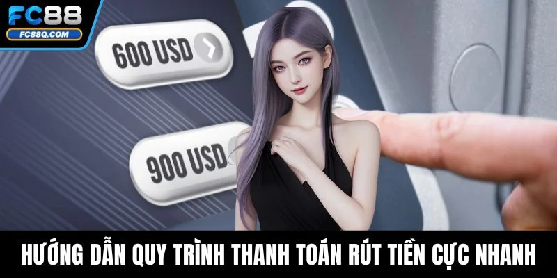 Hướng dẫn quy trình thanh toán rút tiền cực nhanh